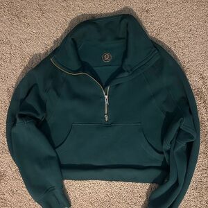 lululemon athletica Teal Half-Zip Sweatshirt